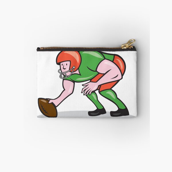 Item preview, American Football Center Snap Side Cartoon designed and sold by patrimonio.