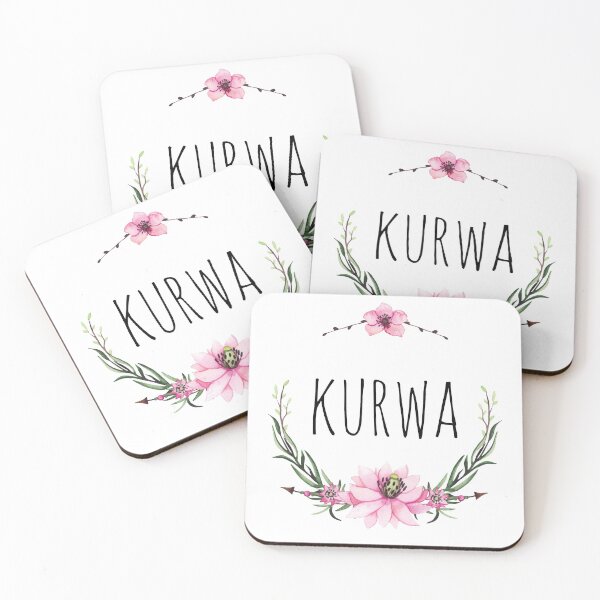 Item preview, Kurwa Funny Polish Language Poland designed and sold by BlueBerry-P.