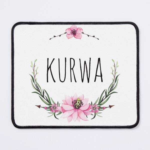 Item preview, Kurwa Funny Polish Language Poland designed and sold by BlueBerry-P.