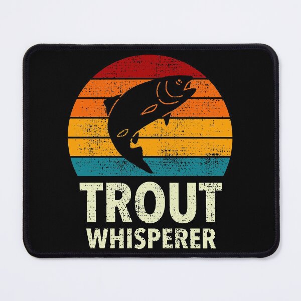 Item preview, Retro Rainbow Trout Sport Fly Fishing And Angling Space designed and sold by JokeGysen.