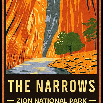 Imagen de la obra Parque Nacional Zion The Narrows de JordanHolmes