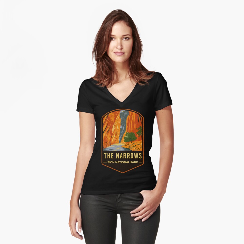 Vista previa del artículo con la obra «Camiseta entallada de cuello en V», diseñado y vendido por JordanHolmes.
