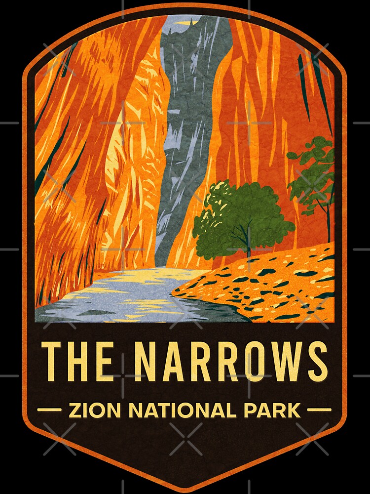 Imagen 7 de 7, Camiseta holgada con la obra Parque Nacional Zion The Narrows, diseñada y vendida por JordanHolmes.