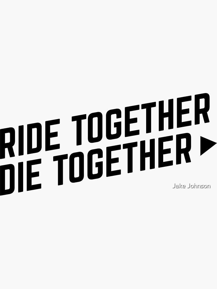 "Furious 7 Ride Together, Die Together" Sticker by richeltong Redbubble