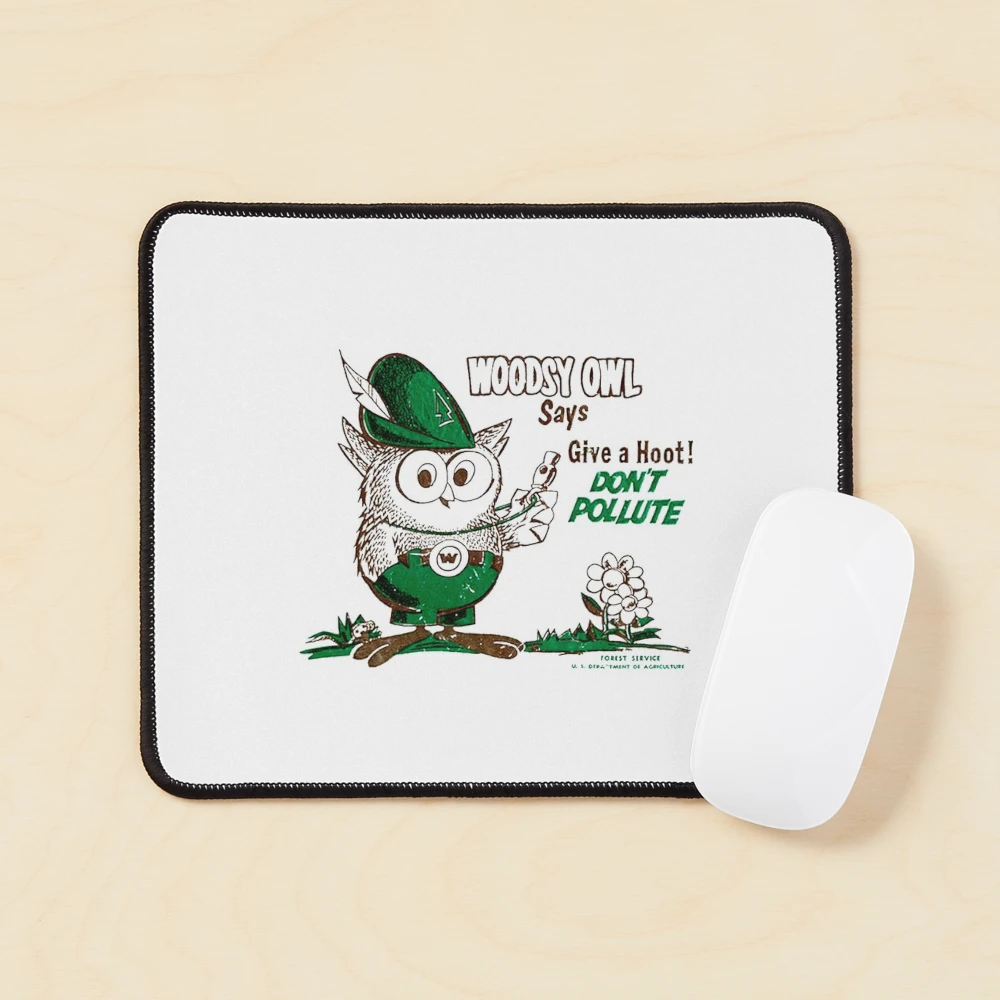 Toppa Ricamata Woodsy Owl &ndash; Design Classico &ldquo;Give A Hoot&rdquo; &ndash; 1 Pezzo