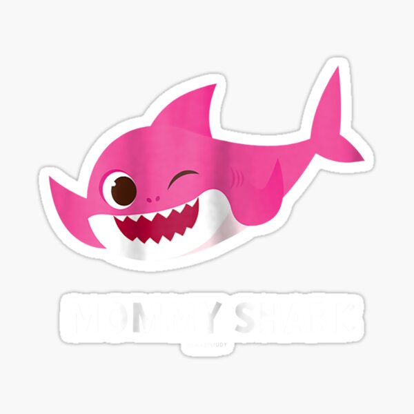 "Womens Pinkfong Mommy Shark Official" Sticker for Sale by JustinshiMah