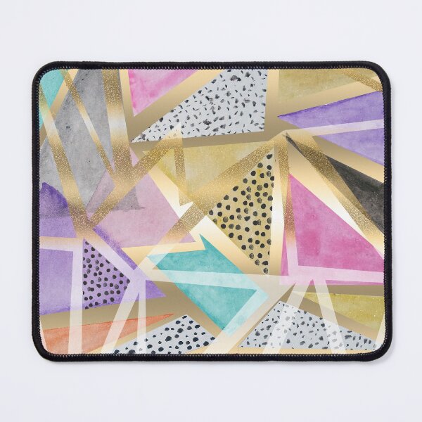 Item preview, Geometric Triangles Watercolor Paint Pattern designed and sold by InovArtS.
