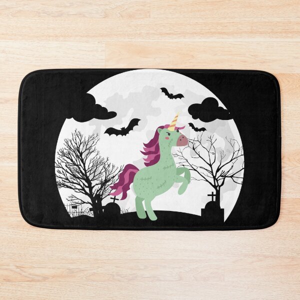 Item preview, Halloween Zombiecorn - Zombie Unicorn in a Cemetery beneath the Moon light Halloween Costume designed and sold by CaitU.