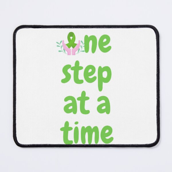 Item preview, One step at a time (Mental Health fighter) designed and sold by Tiredmenphilo.
