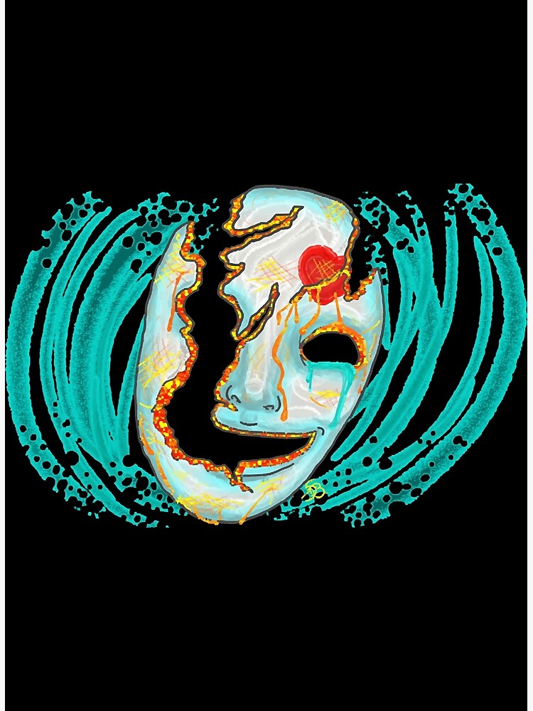 "Happy mask " Poster by TaymarAbubakr Redbubble