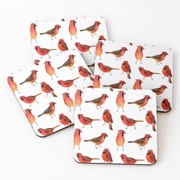 Item preview, Cute Cardinals Red Birds  designed and sold by Streetshop79.