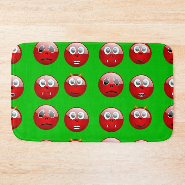 Item preview, Halloween Devils Emotions Pack In Green designed and sold by LuckyKermit.