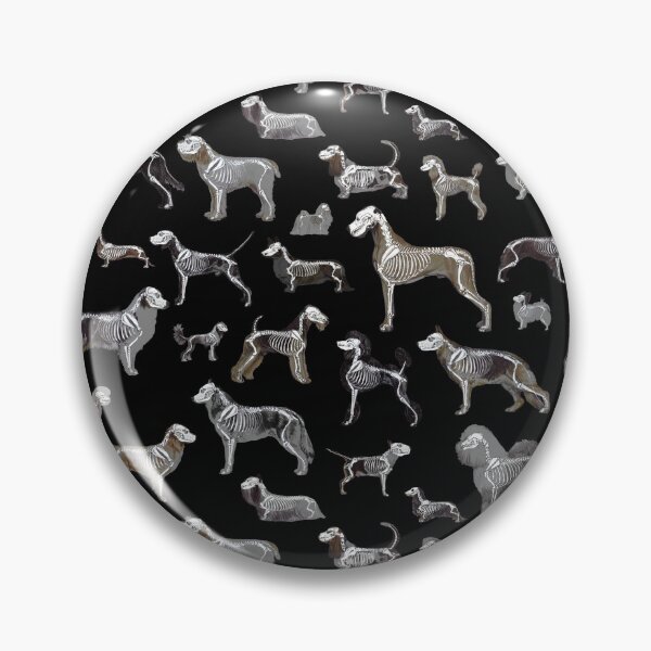 Artikelvorschau, Ich glaube nicht, dass du für diese Skelette bereit bist - Hundeskelett-Halloween-Muster entworfen und verkauft von Amber Westwood.