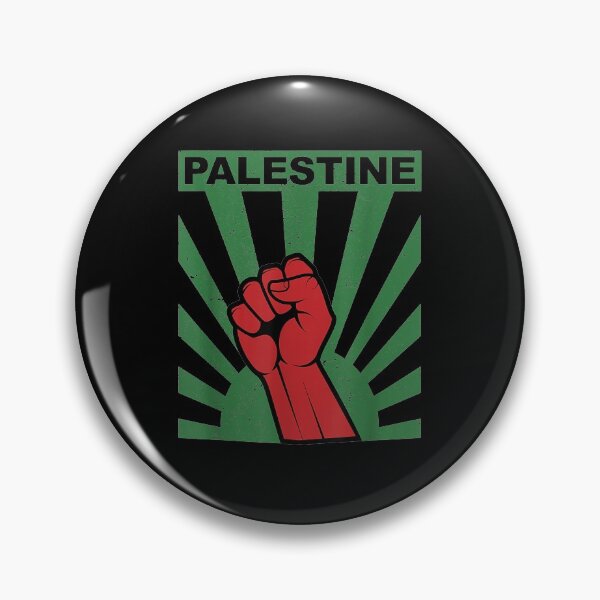 Item preview, Free Palestine PropagandaStyle Palestine Fist designed and sold by LucaAndreien.