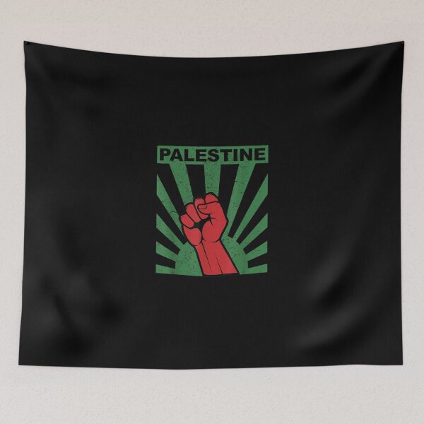 Item preview, Free Palestine PropagandaStyle Palestine Fist designed and sold by LucaAndreien.