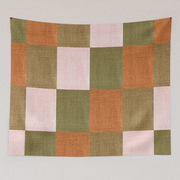 Item preview, Check Stripes Fabric Pattern Bed Sheet or Frock Design designed and sold by PodiShawna.