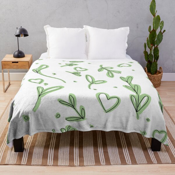 Item preview, Flowers and dots green edit designed and sold by Keitow.