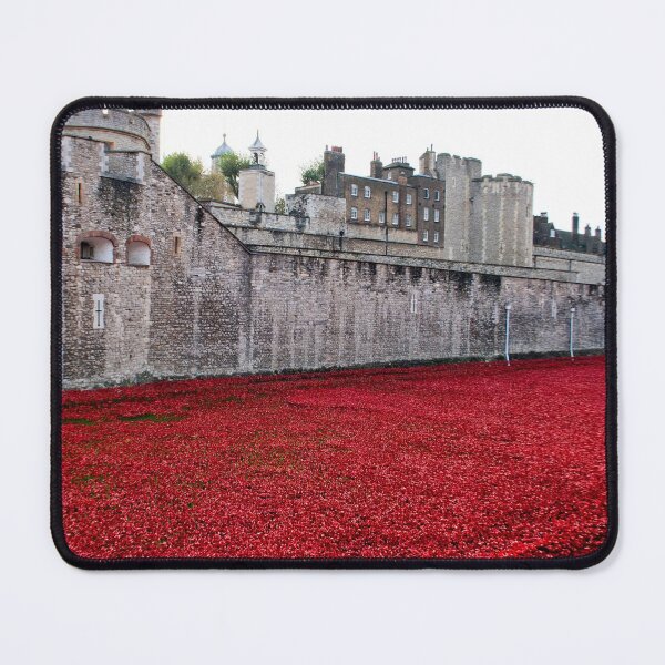 Artikelvorschau, Tower Of London Mohnblumen Roter Mohn entworfen und verkauft von AndyEvansPhotos.
