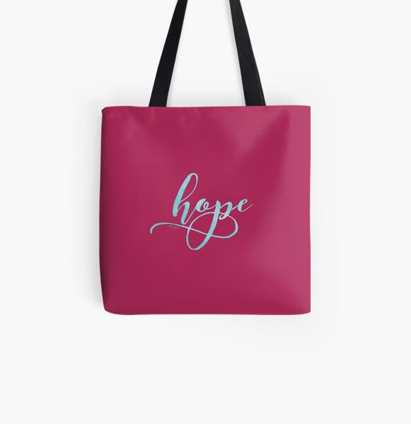 Watercolor Hope All Over Print Tote Bag