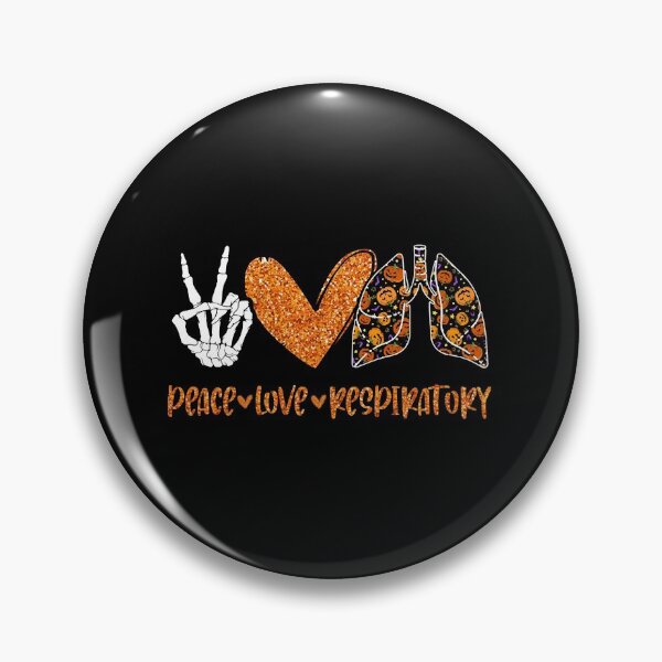 Item preview, Peace Love Respiratory Therapist Halloween Costume Skeleton  designed and sold by JacarriUmlauf.