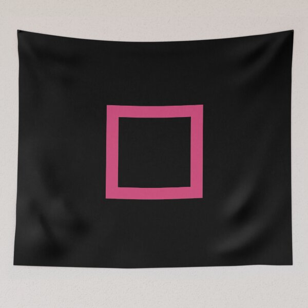 Item preview, Square Invitation pink Geometric Shapes Game Play designed and sold by Hyper-Field.