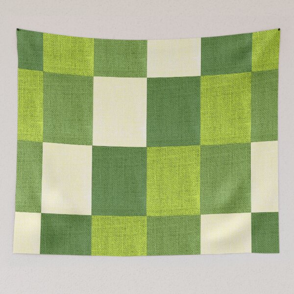 Item preview, Check Stripes Fabric Pattern Bed Sheet or Frock Design 2 designed and sold by PodiShawna.