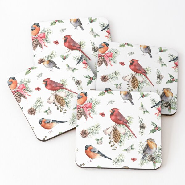 Item preview, Watercolor Winter Birds designed and sold by Streetshop79.