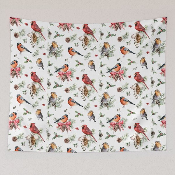 Item preview, Watercolor Winter Birds designed and sold by Streetshop79.
