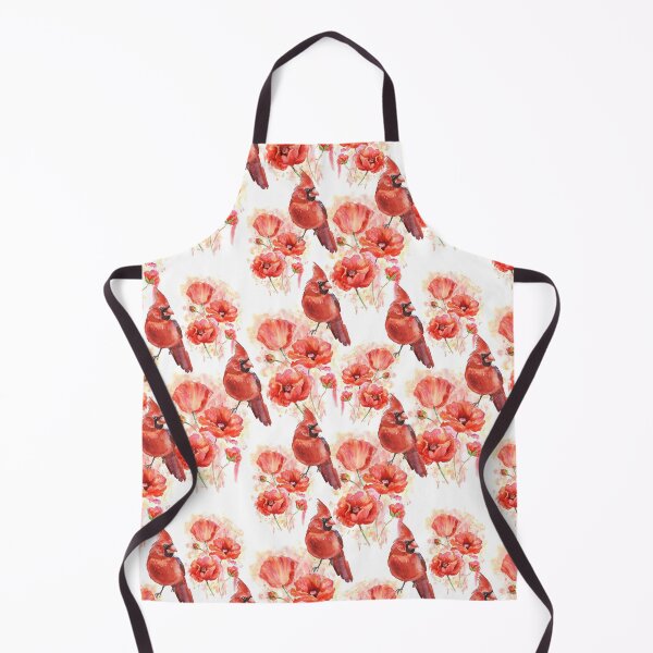 Item preview, Cardinals Red Flower Art designed and sold by Streetshop79.