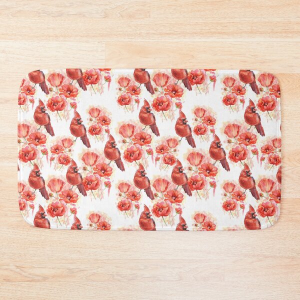 Item preview, Cardinals Red Flower Art designed and sold by Streetshop79.