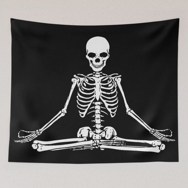 Item preview, Meditating Skeleton designed and sold by SleepyWraith.