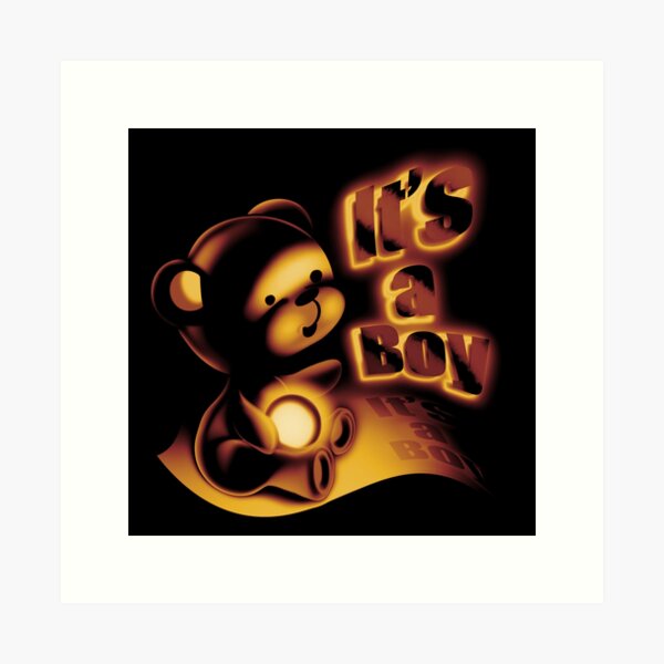 Item preview, It's a boy !!! Pregnancy announcement (brown bear) designed and sold by GlaDyxies.
