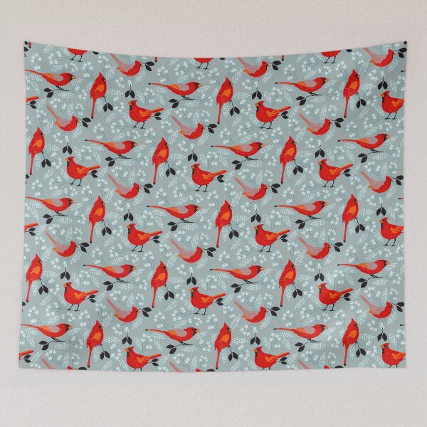 Item preview, Cardinals Winter Vintage Pattern designed and sold by Streetshop79.