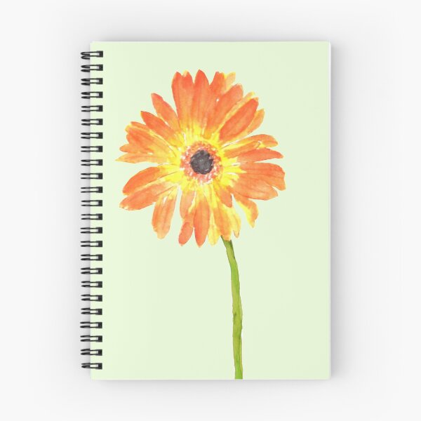Item preview, hand painted orange gerbera  designed and sold by SelenePaintings .