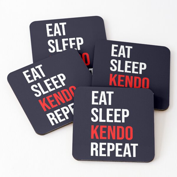 Item preview, Eat Sleep Kendo Repeat designed and sold by CatArtStore.