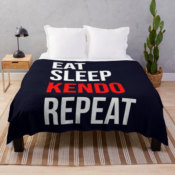 Item preview, Eat Sleep Kendo Repeat designed and sold by CatArtStore.