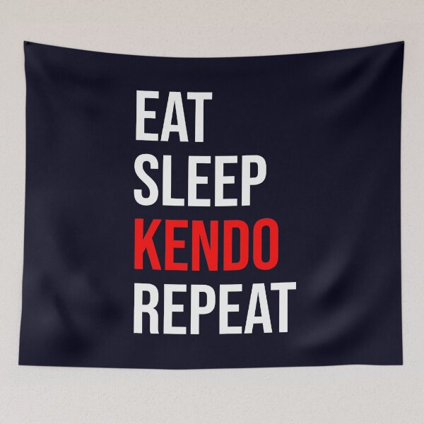 Item preview, Eat Sleep Kendo Repeat designed and sold by CatArtStore.