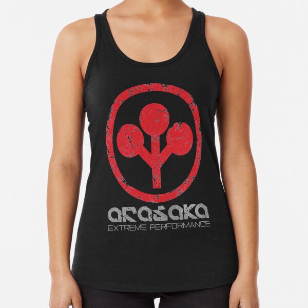 Distressed Arasaka Corp Racerback Tank Top