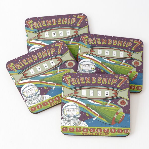 Item preview, Friendship 7 Retro Pinball designed and sold by rogue-design.