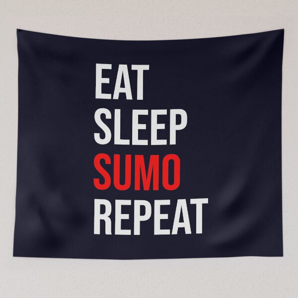 Item preview, Eat Sleep Sumo Repeat designed and sold by CatArtStore.