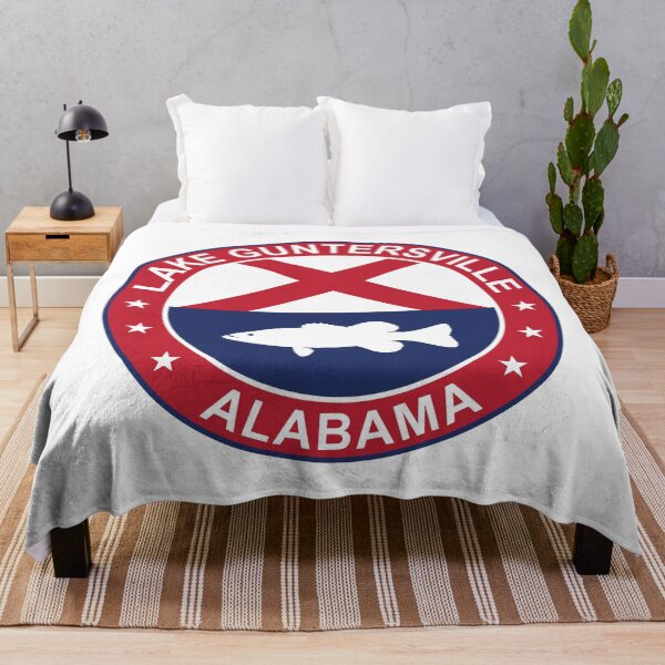 Item preview, Lake Guntersville Alabama Fishing Circle logo designed and sold by leavector.