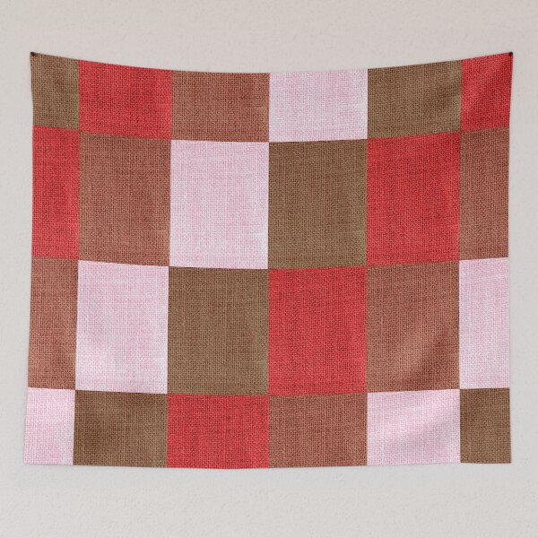 Item preview, Check Stripes Fabric Pattern Bed Sheet or Frock Design 4 designed and sold by PodiShawna.