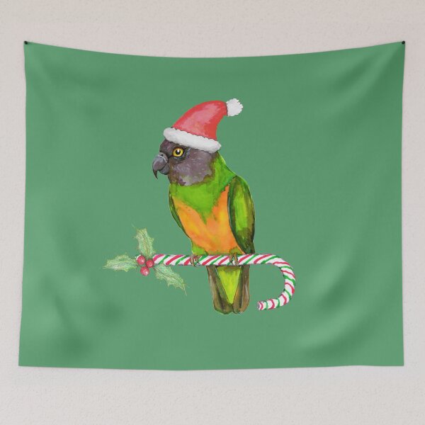 Item preview, Senegal parrot Christmas style designed and sold by Bwiselizzy.