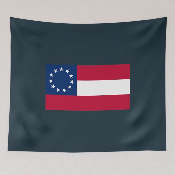Item preview, Stars  Bars USA America First American National Flag 11 stars 1861 on BLACK  designed and sold by tonggiangshop.