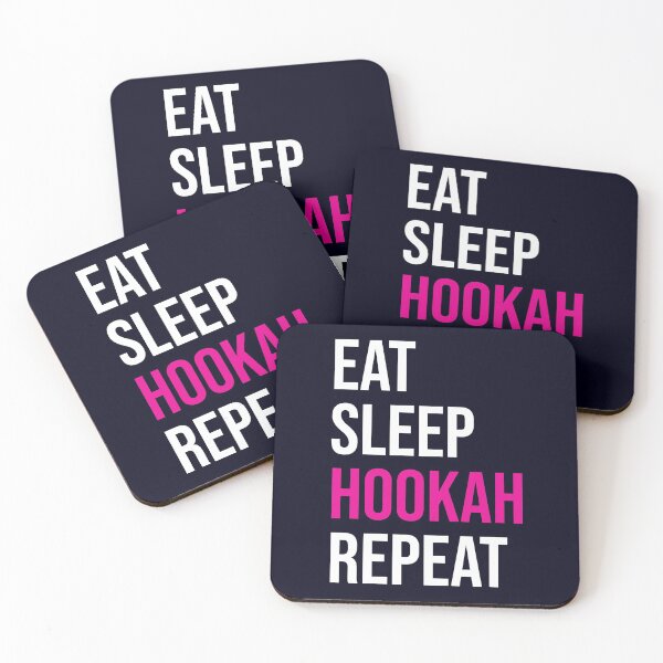 Item preview, Eat Sleep Hookah Repeat designed and sold by CatArtStore.