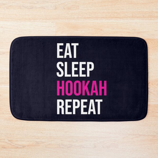 Item preview, Eat Sleep Hookah Repeat designed and sold by CatArtStore.