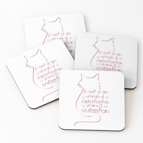 Item preview, A Cat is an Example Of Sophistication Minus civilization  | Very Funny Cat  Quote designed and sold by YAHIA-14.