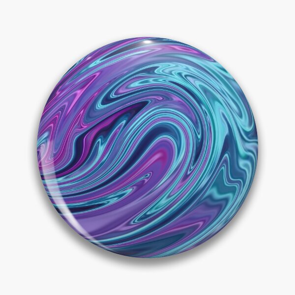 Item preview, Holographic Purple and Blue Marble Chrome Design designed and sold by PrettyPage.