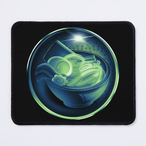 Item preview, Mystic Ramen Bowl (Bicolor Blue and Green) designed and sold by GlaDyxies.