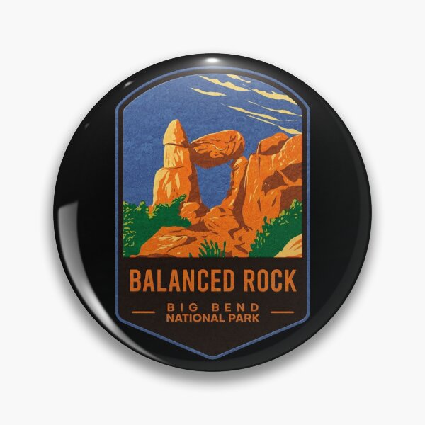 Item preview, Balanced Rock Big Bend National Park designed and sold by JordanHolmes.